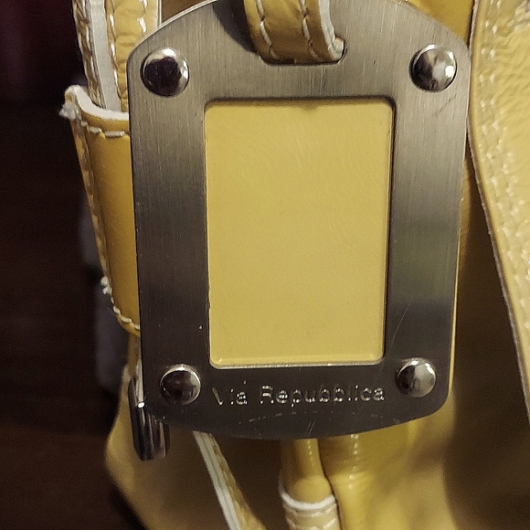 $$BEAUTIFUL NEW ITALIAN LEATHER HANDBAG!! LARGE.. VIA REPUBBLICA! - Picture 7 of 9